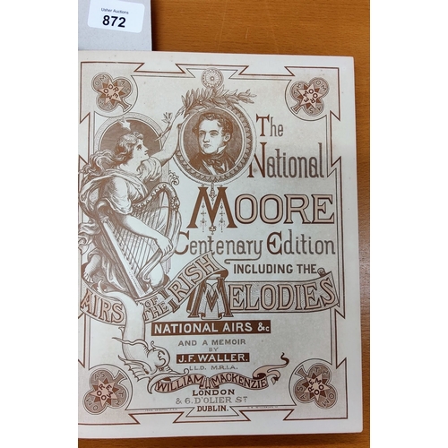 872 - The National Moore Centenary Edition inc the Airs of the Irish Melodies - William Mackenzie