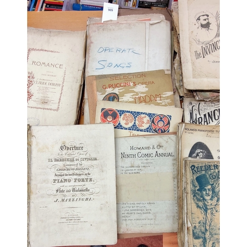 909 - Shelf Lot of Sheet Music inc Irish