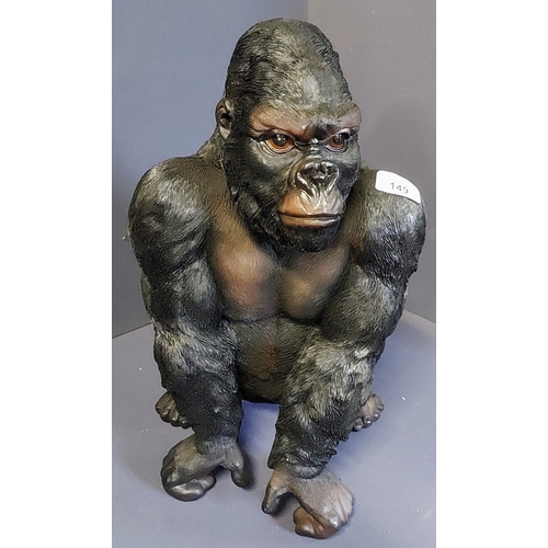 149 - Seated Gorilla Figure