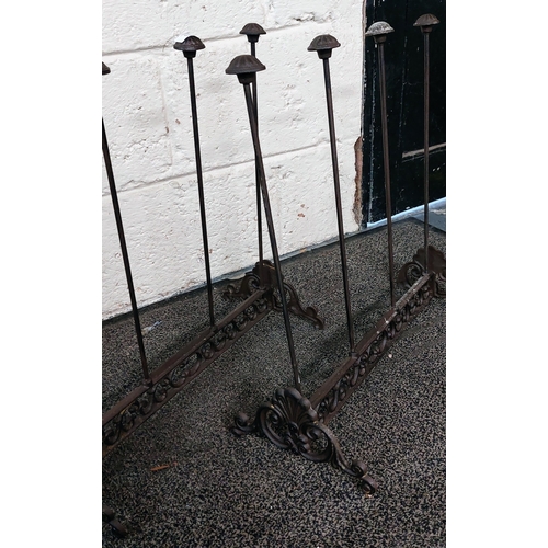 182 - Pair of Metal Boot Stands