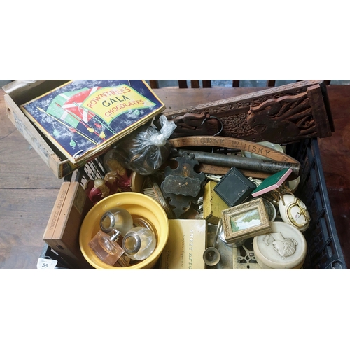 55 - Good Box of Miscellaneous Collectible Items