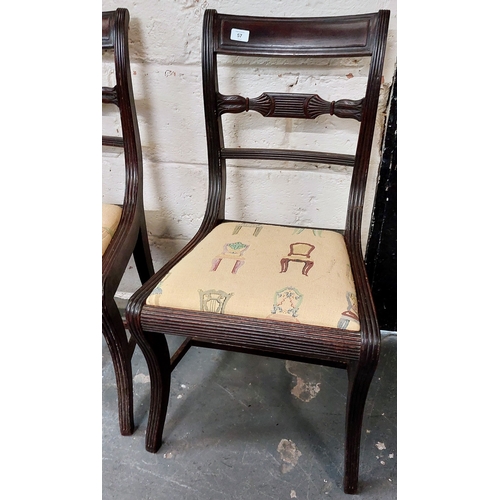 57 - Pair of Regency Style Dining Chairs