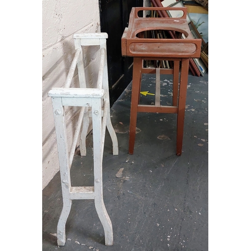 58 - Pine Washstand and Towel Rail