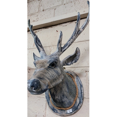 8 - Composite Stag Head Wall Mount