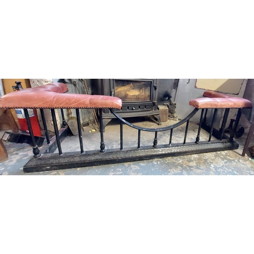 241 - Large Padded Metal Club Fender - C- 165cm W x 55cm x 48cm