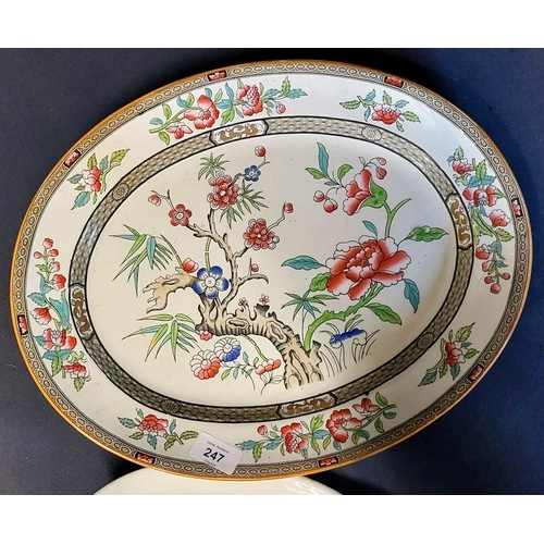 247 - Large Indian Tree Tureen & Platter