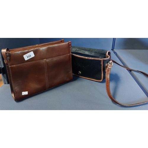 255 - 2 Leather Handbags