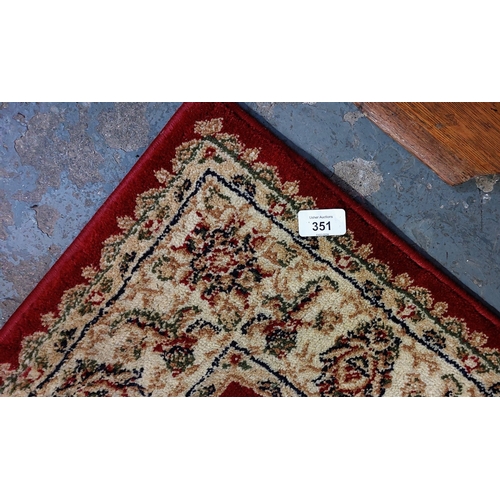 351 - Red Runner Rug 