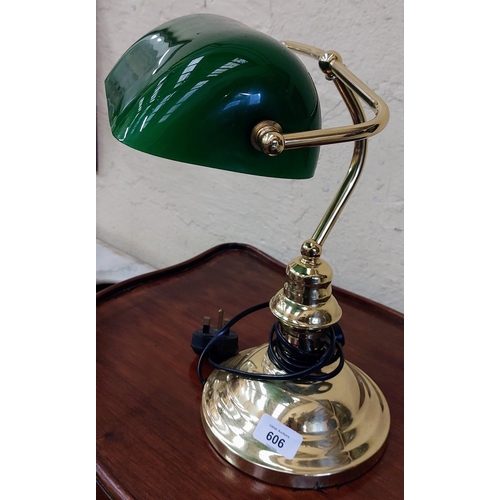 606 - Bankers Desk Lamp