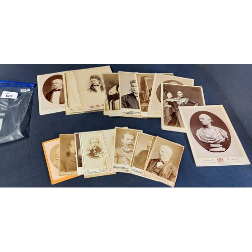 623 - Collection of Cabinet Portrait Cards - Dublin, London etc