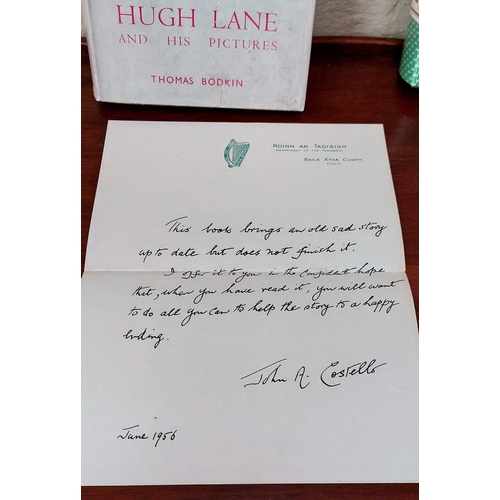 635 - Hugh Lane and His Pictures & Contemporary Irish Poetry by Paul Muldoon - Including Letter from John ... 