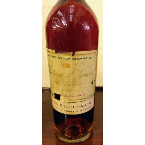 691 - 4 Vintage Bottles of Wine - inc. Rare 1950 Château d'Yquem Lur Saluces, Comoara Pivnitei Medaliat 19... 