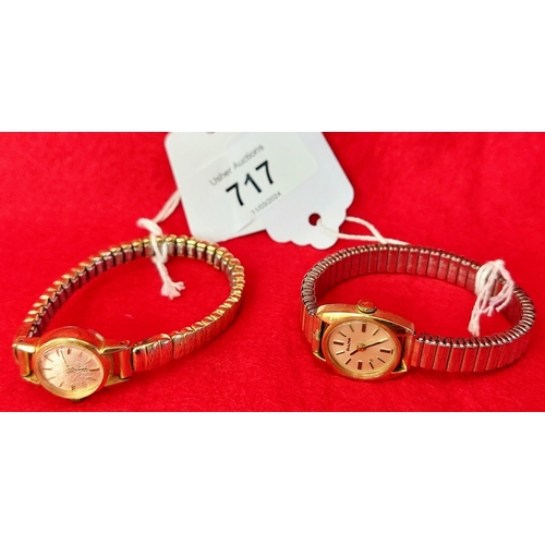 717 - Ladies Omega Watch & Bulova Ladies Watch