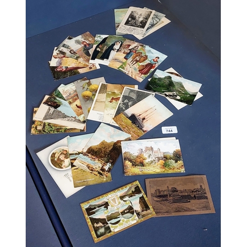 744 - Bundle of Rare Irish Postcards