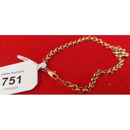 751 - 18 ct Plated Gold Chain