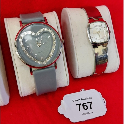 767 - 5 Ladies Watches - inc Kenneth Cole, Newbridge, Sonica etc