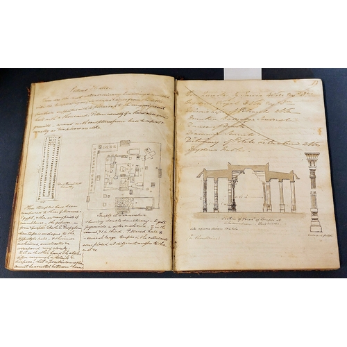 772 - Notebook of the Catalogue of the Drawing Room Library Belonging to The Marquis of Headfort, York Pal... 