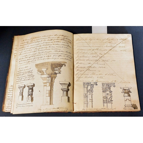 772 - Notebook of the Catalogue of the Drawing Room Library Belonging to The Marquis of Headfort, York Pal... 