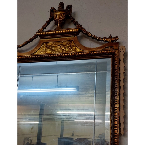 812 - Gilt Framed Hall Mirror - C. 57cm W x 112cm H