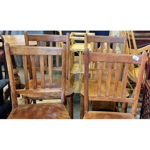 824 - 4 Country Kitchen Chairs