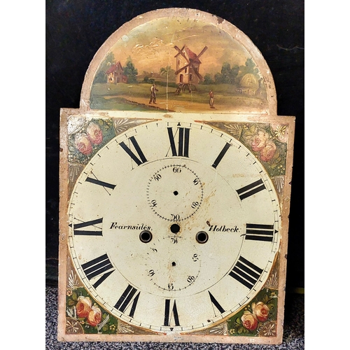 858 - 2 Painted Clock Faces