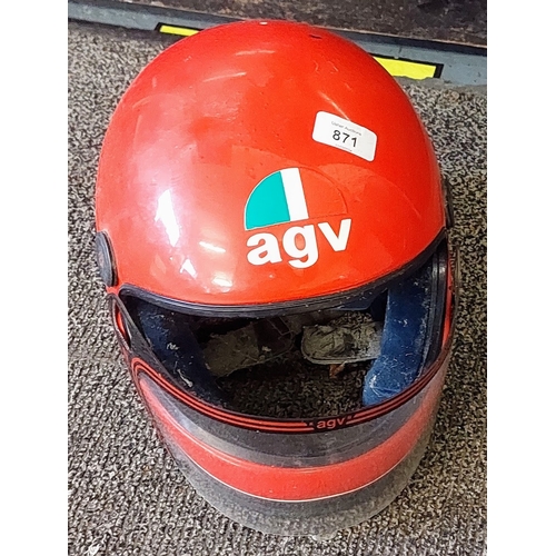 871 - AGV Italian Kenny Roberts Helmet