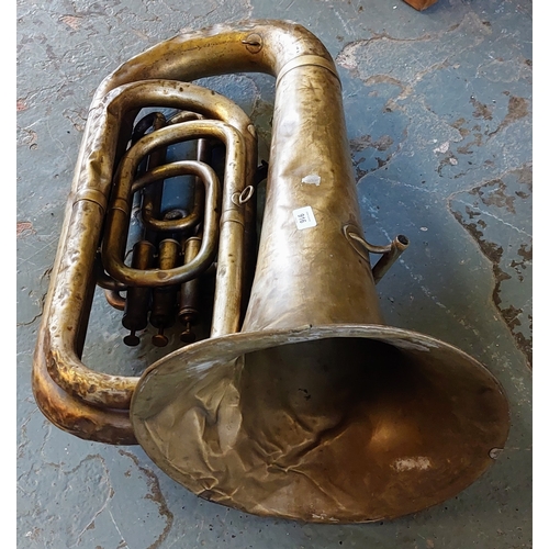 916 - Hawkes & Son Brass Euphonium