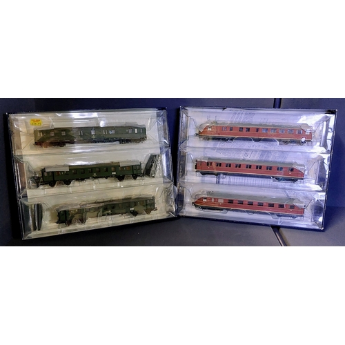 924 - 2 Cased Liliput First Class 1:87 - L112601 VT06 DB Ep. III & L350032 DR Ep. IV