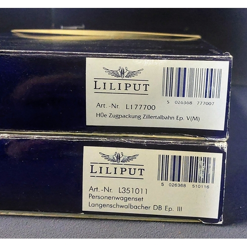 925 - 2 Cased Liliput First Class 1:87 - L177700 Ep. V(M) & L351011 DB Ep III