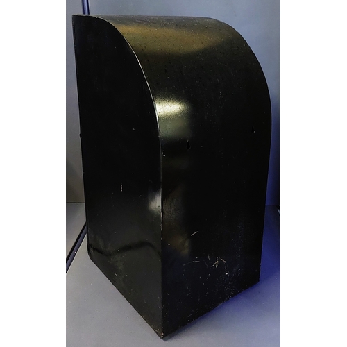 185 - Metal Post Office Letter Box - C. 40cm D x 65cm H x 30cm W