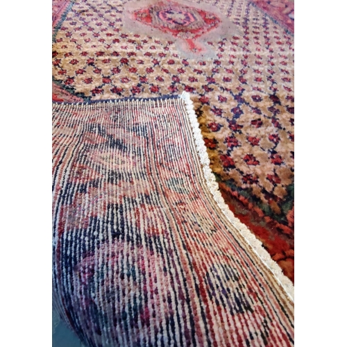 246 - Iranian Thick Pile Red Rug - C. 246cm x 135cm