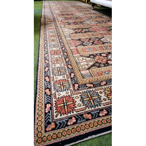 538 - Large Hall Runner Rug - C. 410cm x 140cm