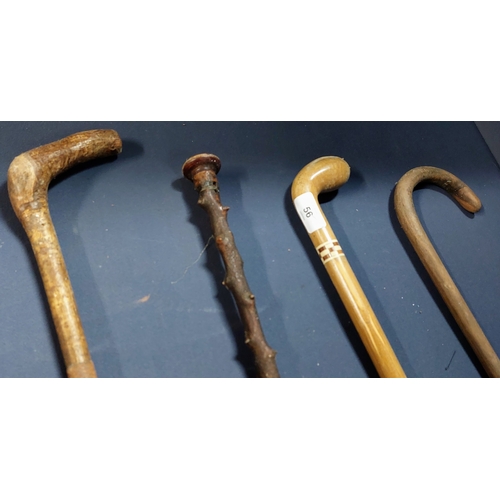 56 - 4 Walking Sticks