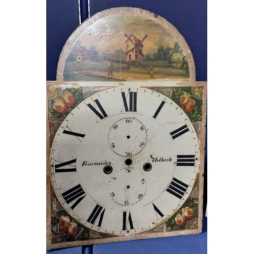 57 - 2 Painted Clock Faces