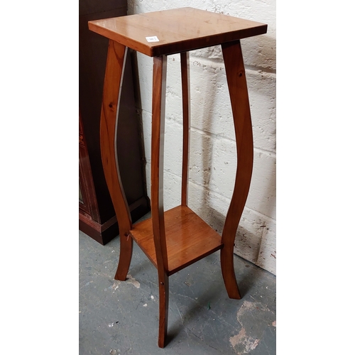 59 - 2-Tier Plant Stand - C. 29cm x 29cm x 93cm H