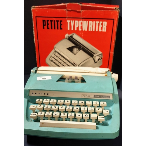 60 - Petite Jr Typewriter & Countess Vulcan Sewing Machine