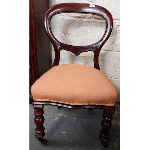 68 - 2 Victorian Mahogany Dining Chairs