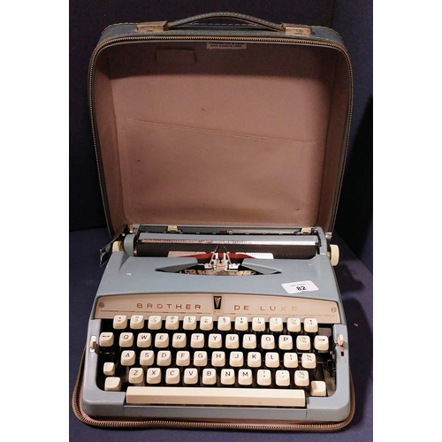 82 - Brother DeLuxe Portable Typewriter