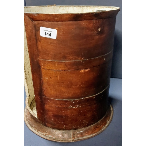 144 - Antique Tin Tole (Plate) Bucket