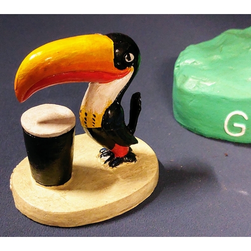 171 - Guinness Toucan, Seated Guinness Leprechaun & Small Guinness Toucan Figure