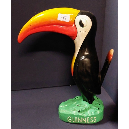 171 - Guinness Toucan, Seated Guinness Leprechaun & Small Guinness Toucan Figure