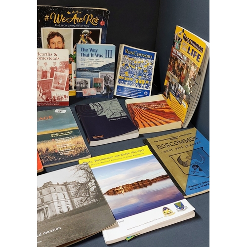 247 - Good Collection of Roscommon Local History inc The GAA Story - Roscommon 1889-1990