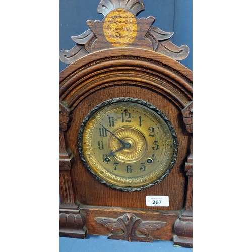 267 - Ansonia & Co Eight Day Trieste Mantle Clock