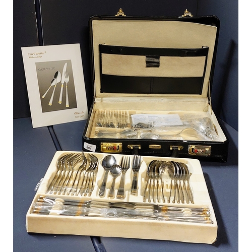 284 - Cased Canteen of Carl Weill Solingen Cutlery