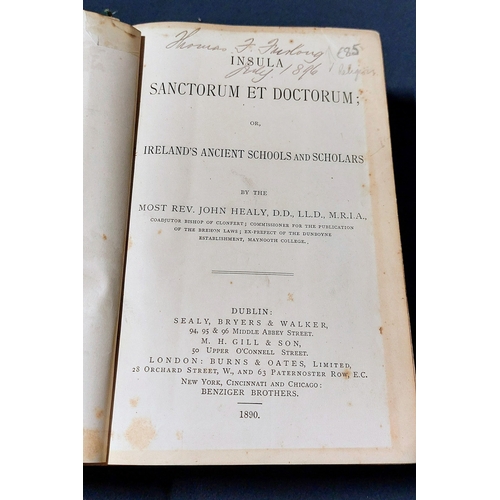 314 - Rev John Healy - Insula Sanctorum Et Doctorum, Ireland's
Ancient Schools and Scholars, Folding Map