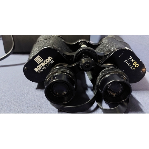 347 - Cased Binoculars - Batacon 7 x 50