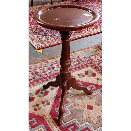 359 - Mahogany Wine Table - C. 32cm W x 60cm H