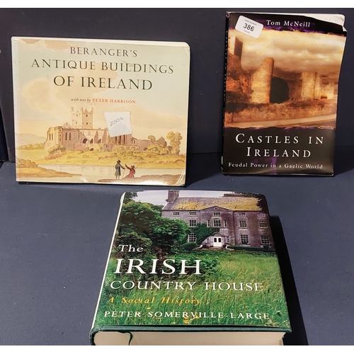 386 - 3 Vols Irish Architectural Interest - The Irish Country House, a Social History, 1995 by Peter Somer... 