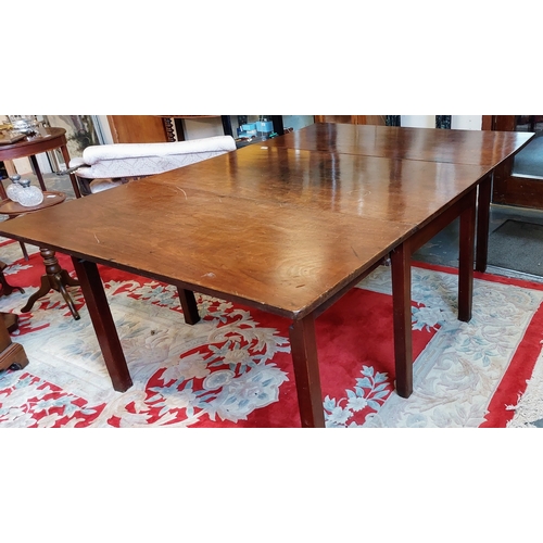 449 - Fine Mahogany Georgian Drop Leaf Table with Gate Leg - C. 137cm W x 75cm D x 75cm H (Each Drop Leaf ... 