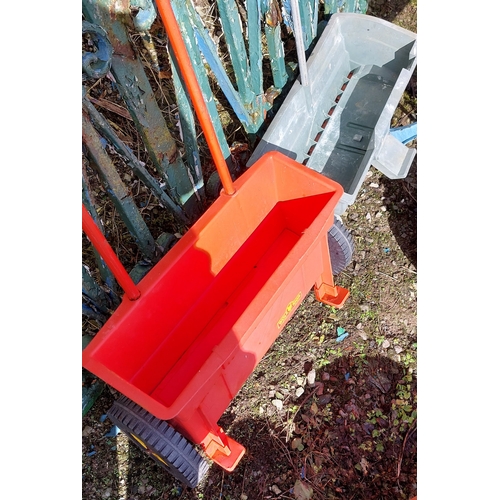 507 - 2 Seed / Fertiliser Spreaders - Wolf Tools & Fisons